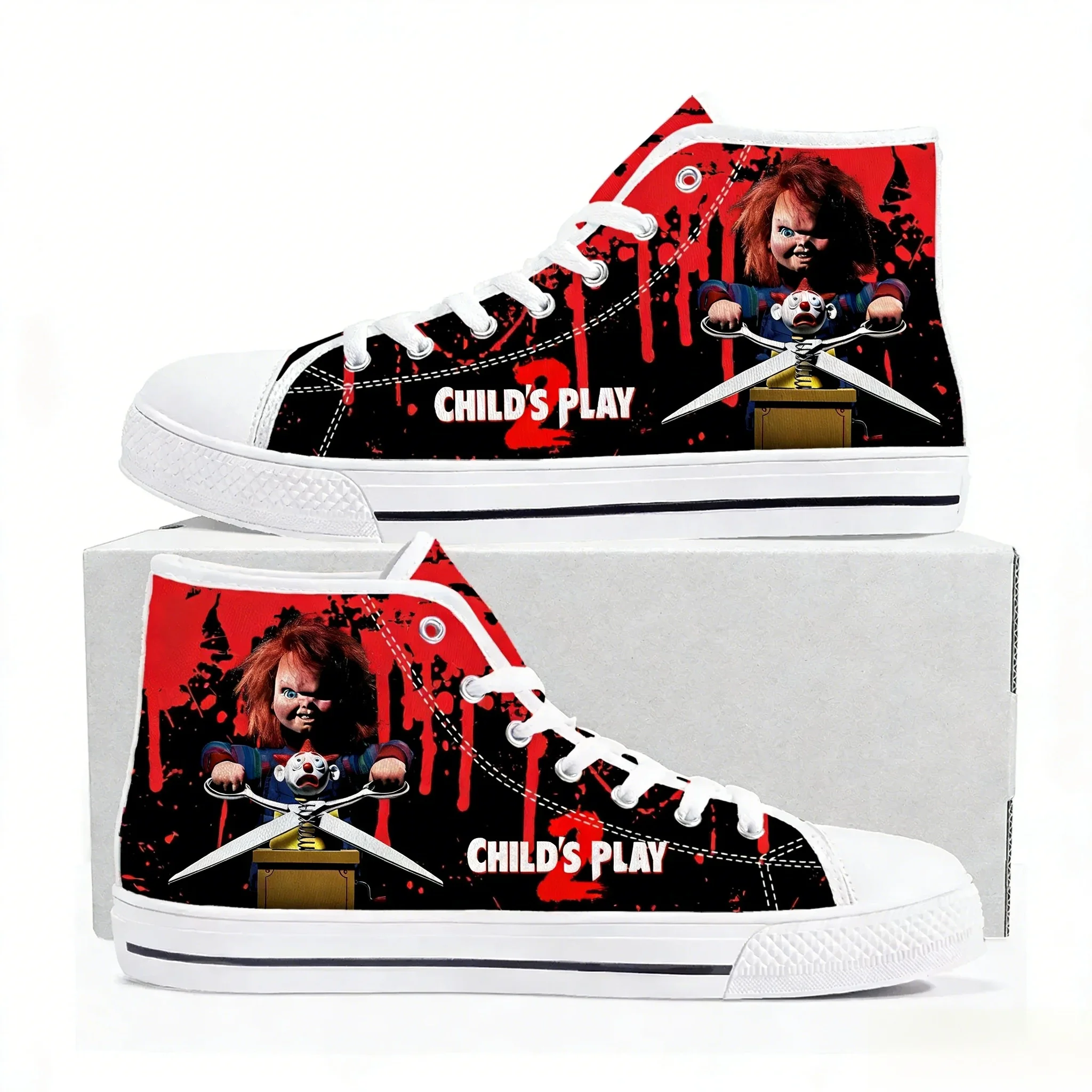Canvas Sneaker High - Horror Movie Childs Play Chucky High