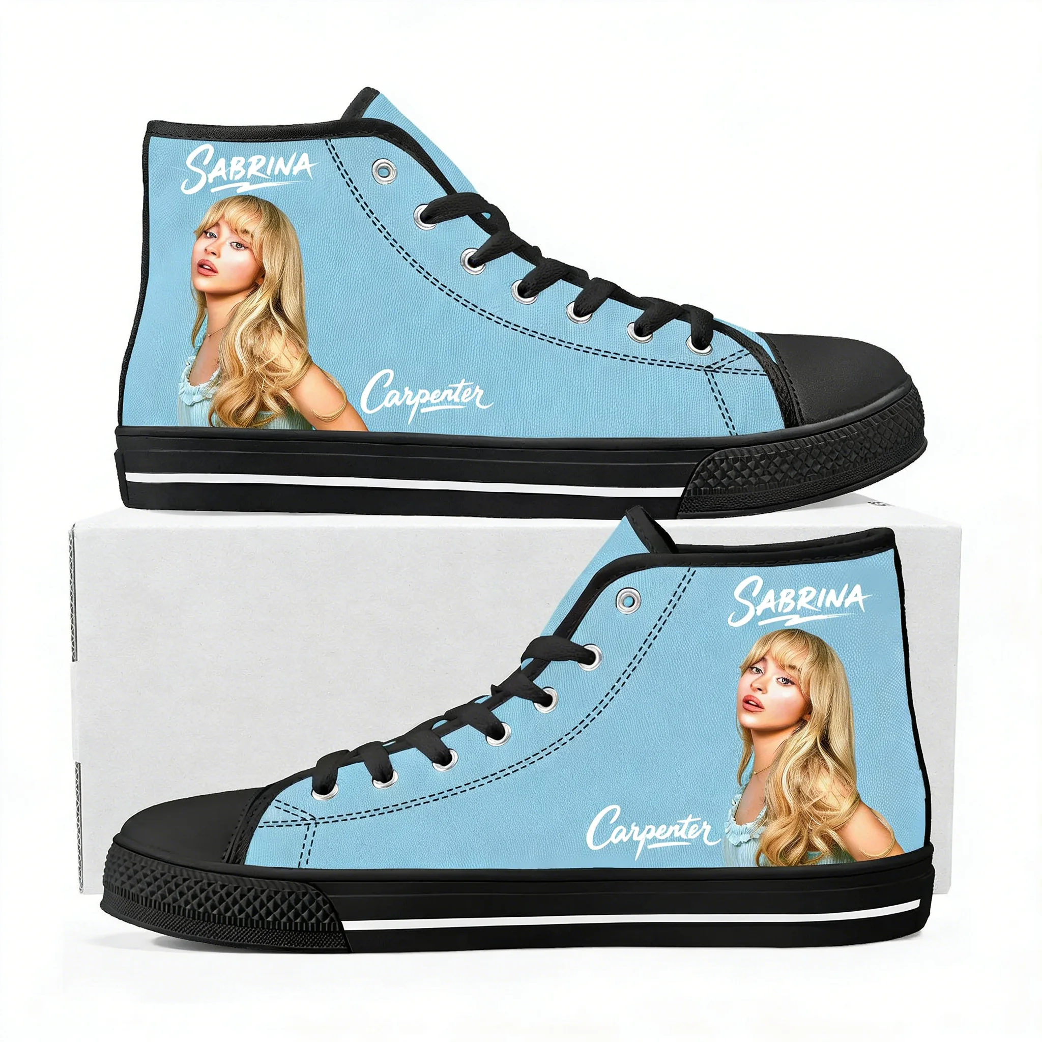 Canvas Sneaker High - Sabrina Carpenter High Top Shoes Men