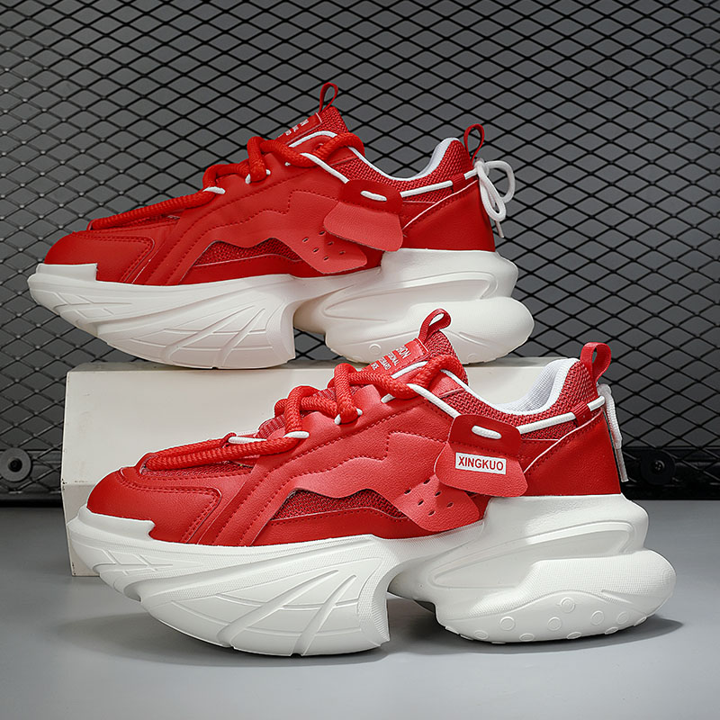 Men Shoes Red Bottom - Brand Red Men Height Increasing Shoes