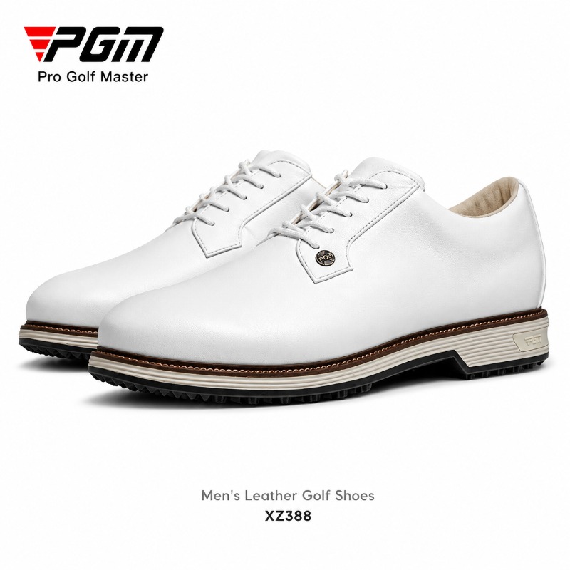 Men Shoes Eu To Us - PGM Men's Cow Leather Golf Shoes
