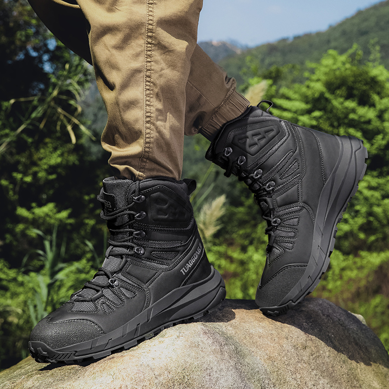 Men's Military Tactical Boots  - đánh giá và giá Men'S Shoes Zipper