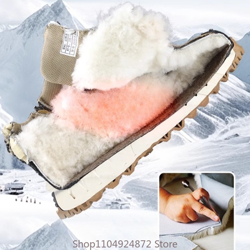 Winter Warm Wool Cotton Shoes  - đánh giá và giá Men'S Shoes With Support