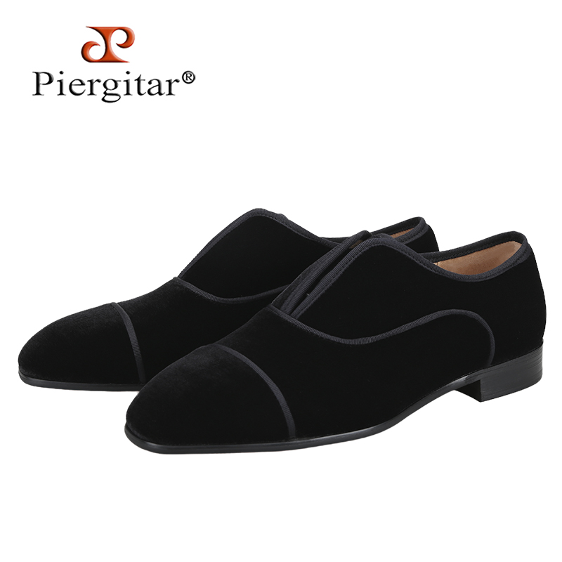 Piergitar 2019 Mới màu Đen nam - đánh giá và giá Men Shoes Red Bottom