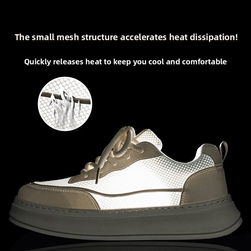 Men's Breathable Mesh Platform - đánh giá và giá Men Shoes Eu To Us