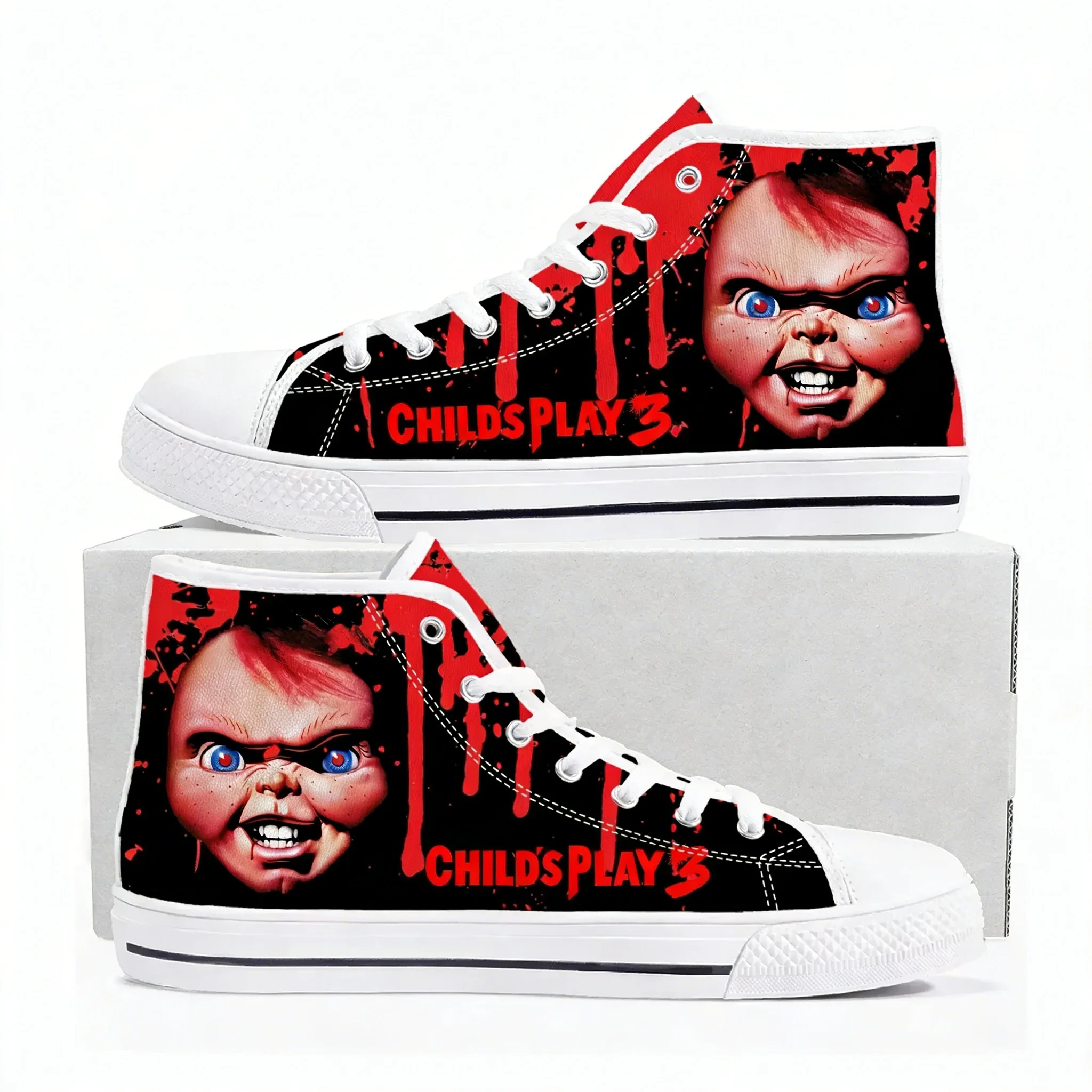 Horror Movie Childs Play Chuck - đánh giá và giá Canvas Sneaker High