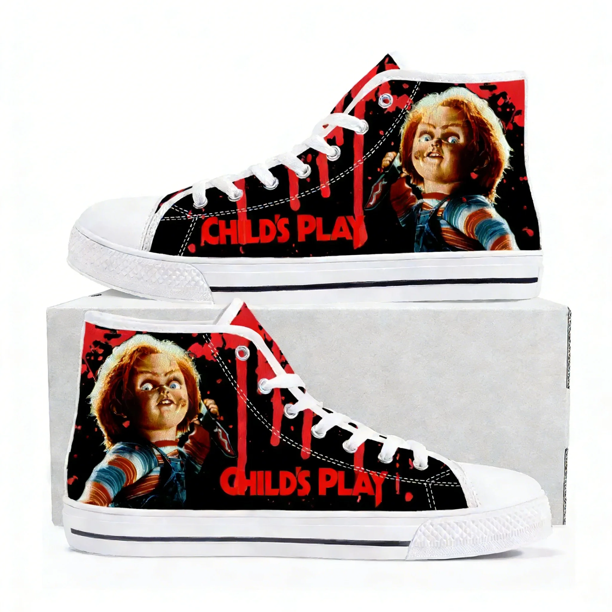 Horror Movie Childs Play Chuck - đánh giá và giá Canvas Sneaker High