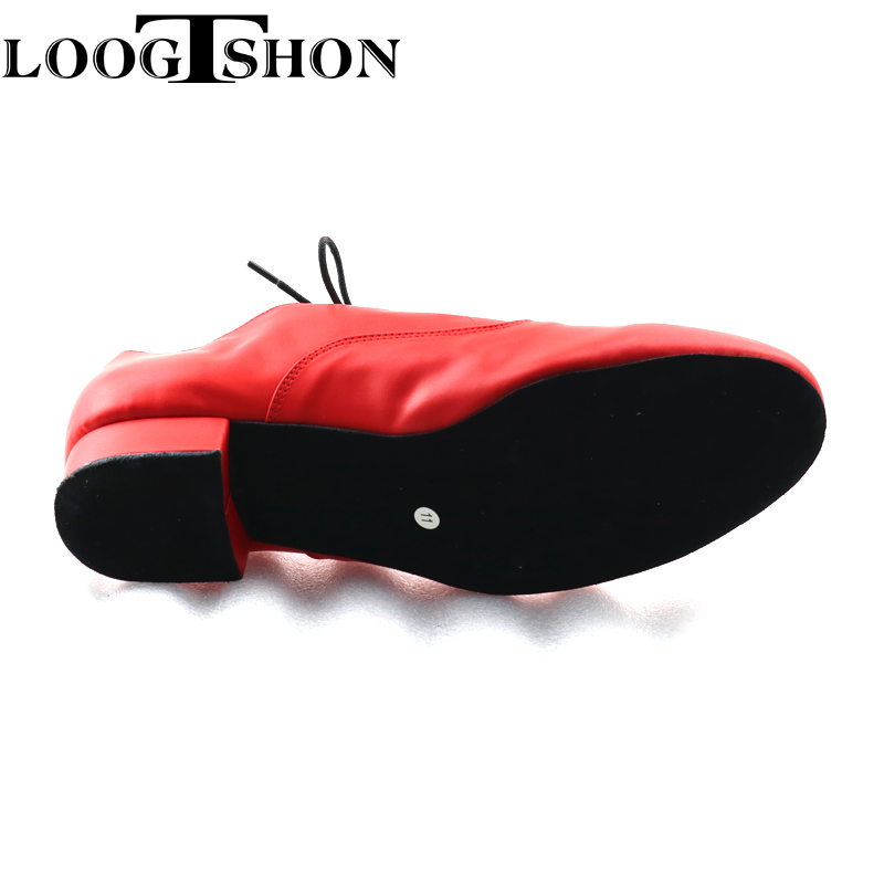 LOOGTSHON RED  Men's red leath - đánh giá và giá Men Shoes Red Bottom
