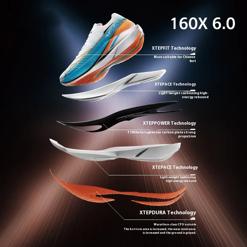 Xtep 160X 6.0 Running Shoes Pr - đánh giá và giá Men'S Xtep Shoes