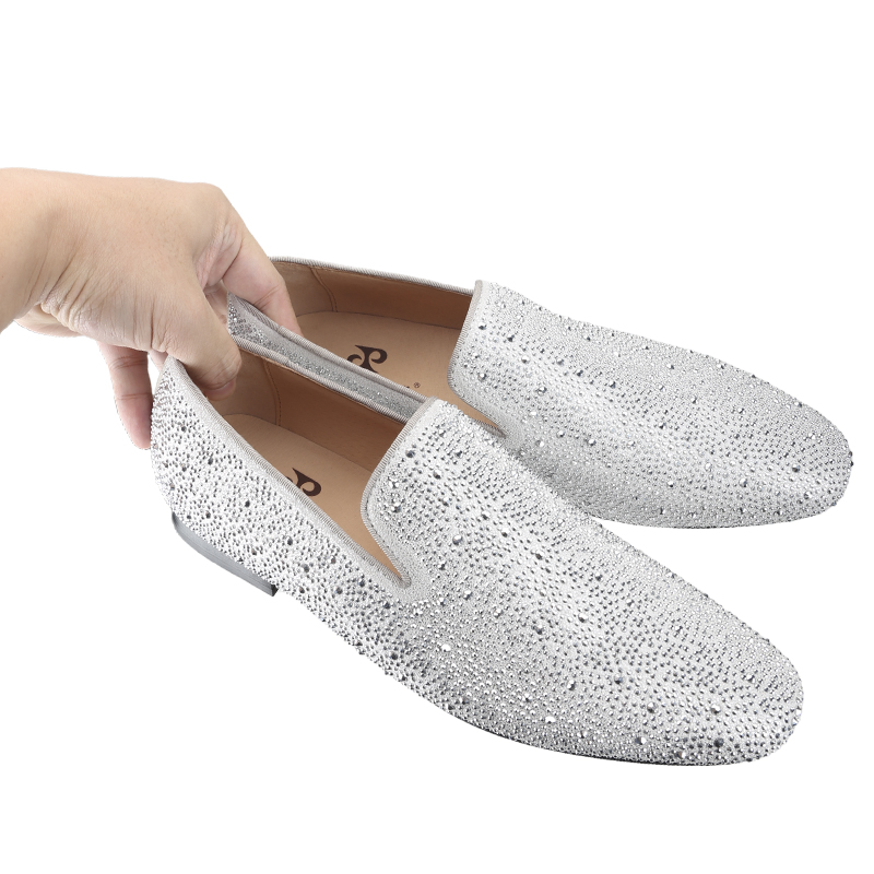 Piergitar Sliver Genuine Leath - đánh giá và giá Men Shoes Red Bottom