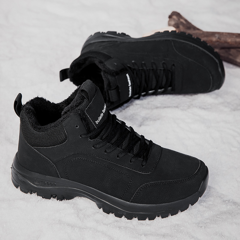 Winter Men's Boots Warm Plush  - đánh giá và giá Men'S Shoes With Support