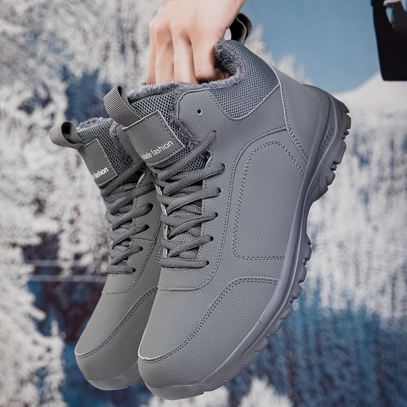 Winter Men's Boots Warm Plush  - đánh giá và giá Men'S Shoes With Support