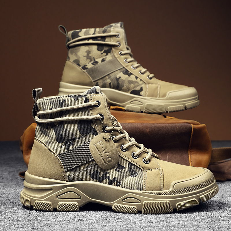 High-Top Boots for Men Autumn  - đánh giá và giá Men'S Shoes Dockers