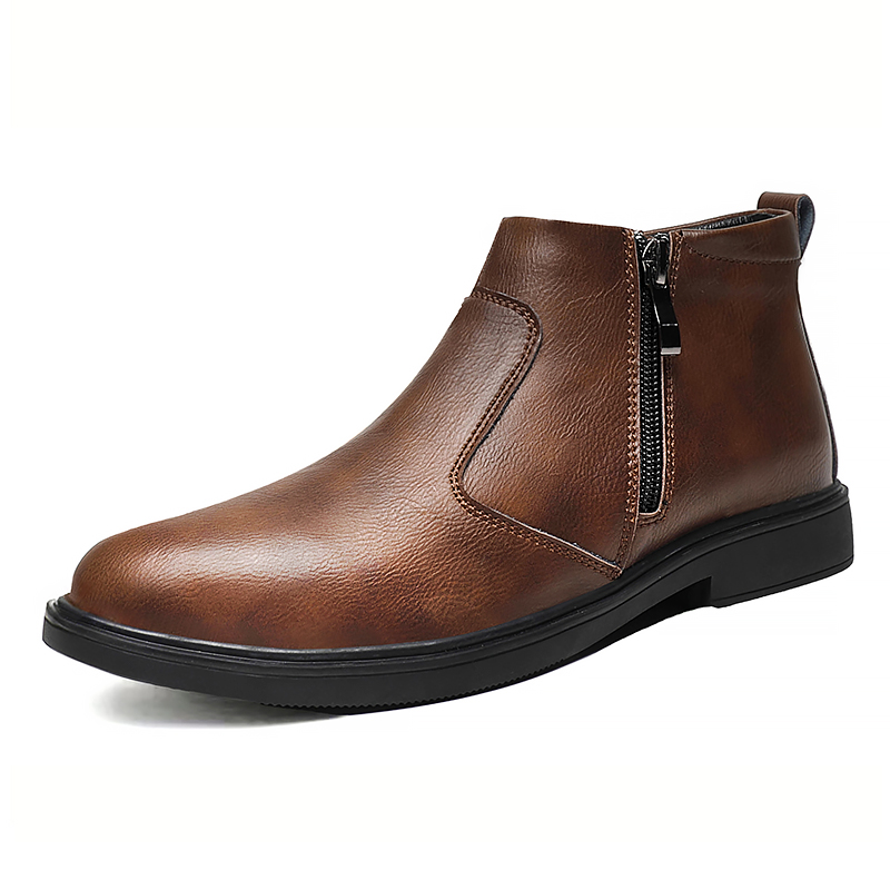 Autumn and Winter New High-Top - đánh giá và giá Men'S Shoes Zipper