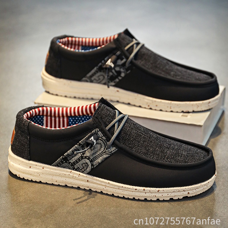 Hot Sale Blue/Black Men Loafer - đánh giá và giá Men Shoes Sale