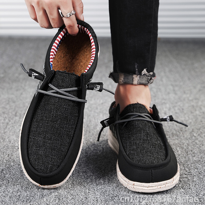 Hot Sale Blue/Black Men Loafer - đánh giá và giá Men Shoes Sale