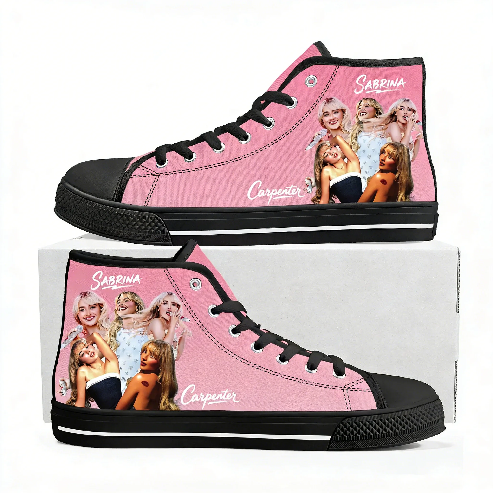 Sabrina Carpenter High Top Sho - đánh giá và giá Canvas Sneaker High