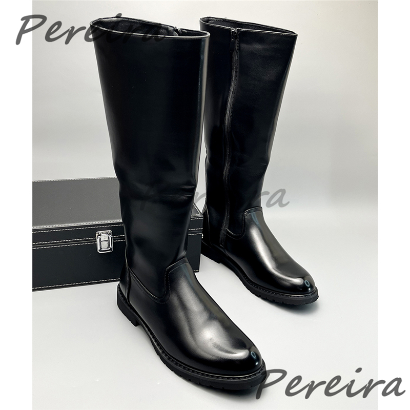 Autumn Winter Warm Men's Knee  - đánh giá và giá Men'S Shoes Zipper