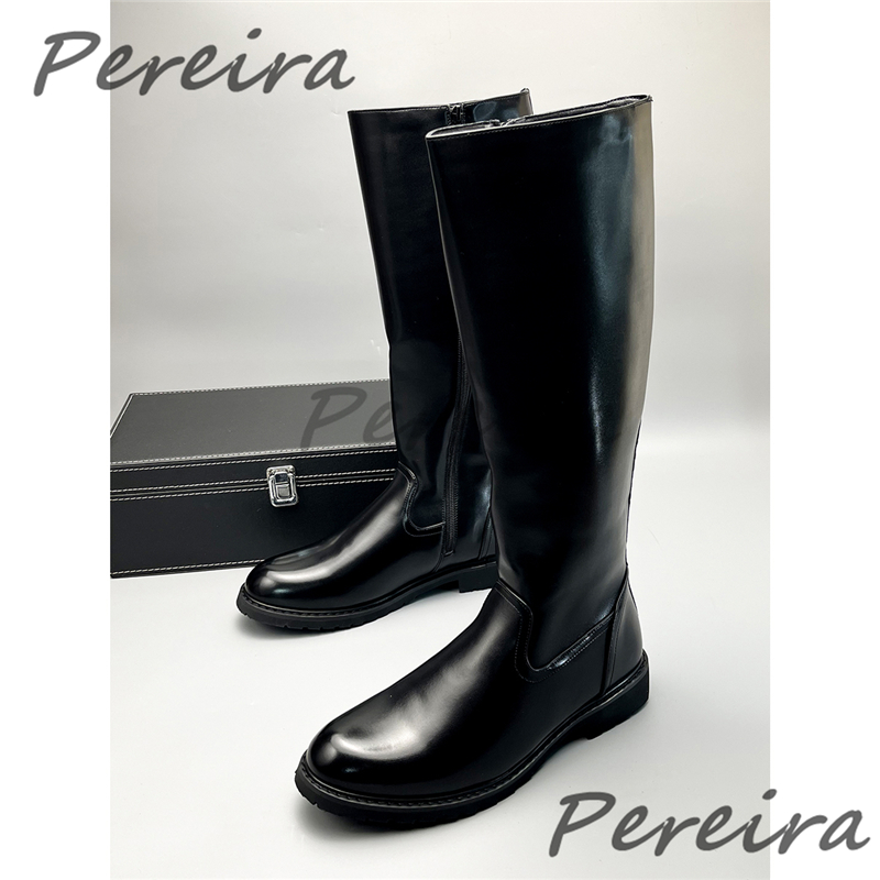 Autumn Winter Warm Men's Knee  - đánh giá và giá Men'S Shoes Zipper