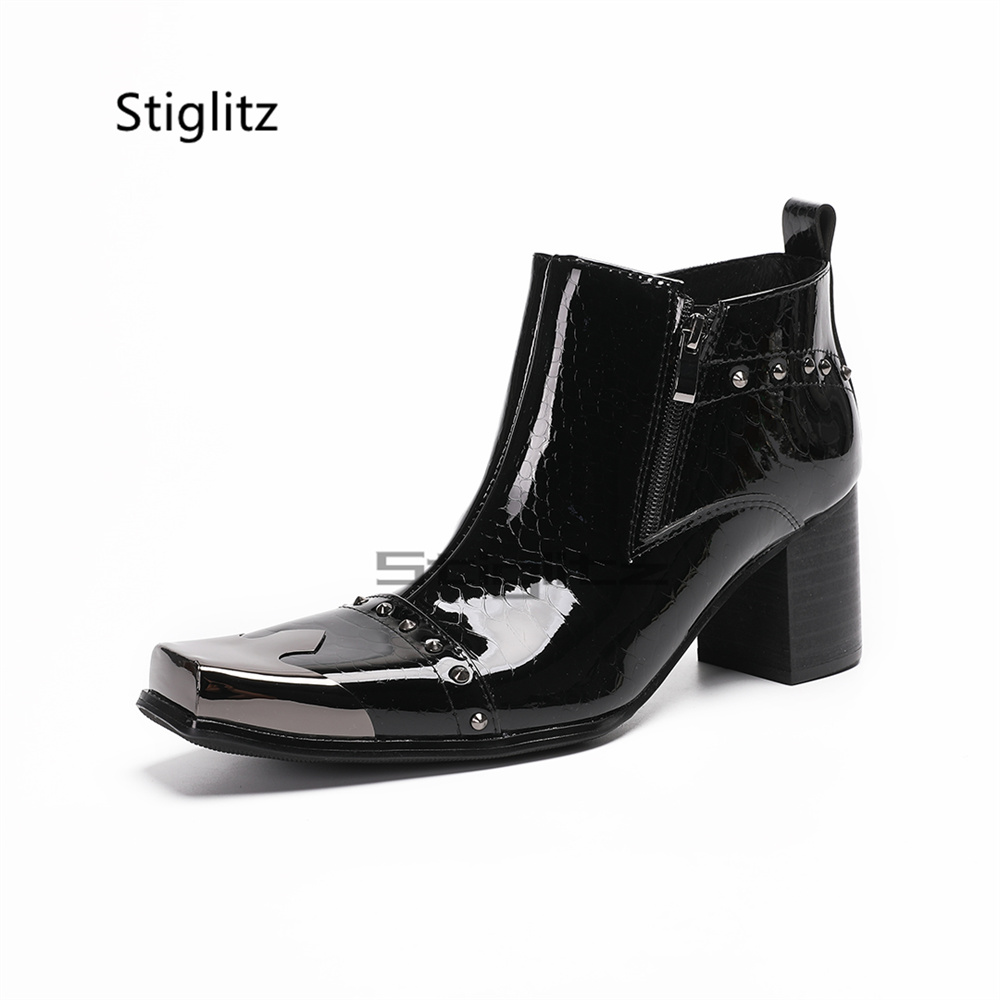 Patent Leather Men's Rivets Ch - đánh giá và giá Men Shoes Size 11