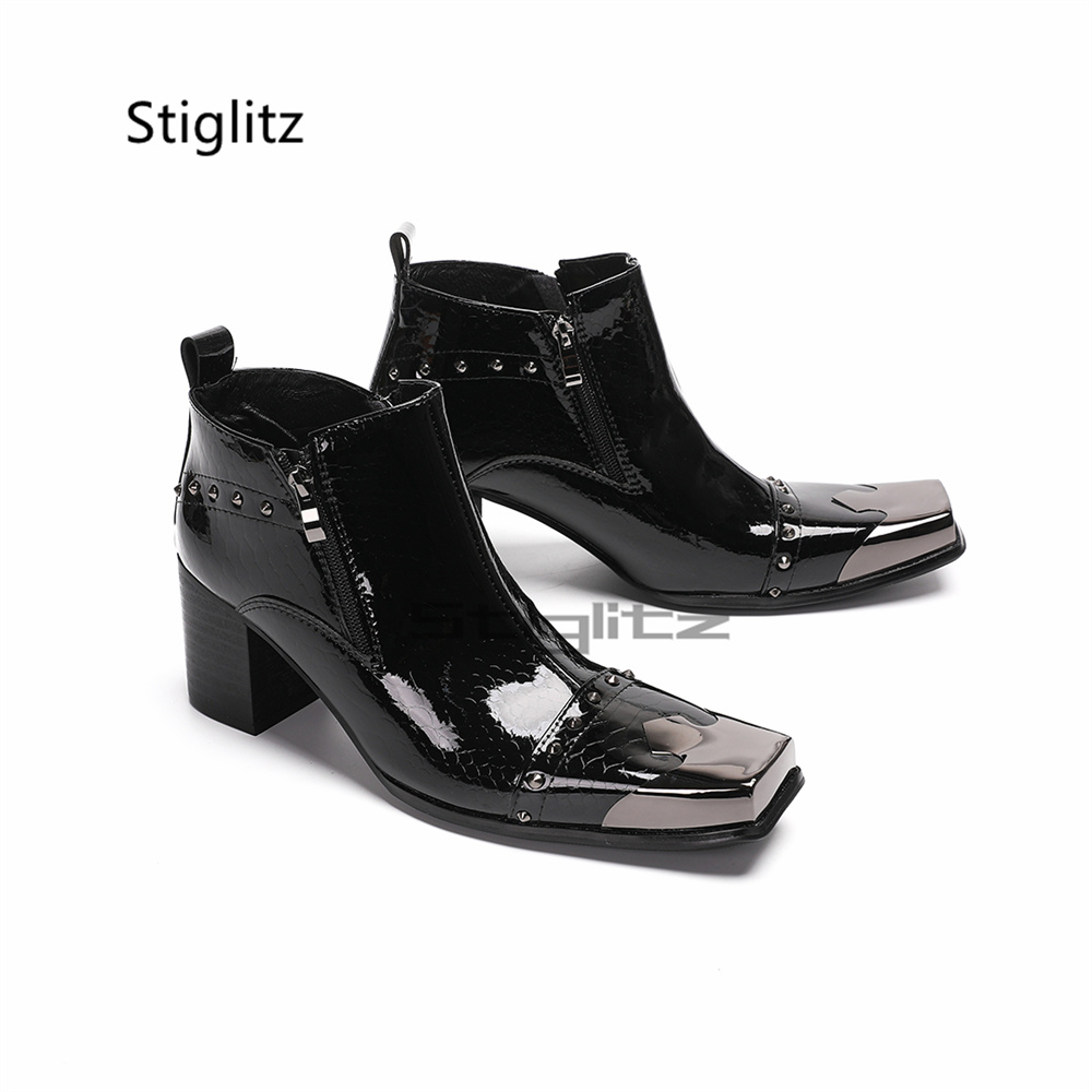 Patent Leather Men's Rivets Ch - đánh giá và giá Men Shoes Size 11