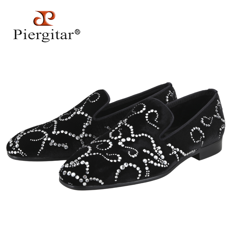 Piergitar Black Velvet And Oct - đánh giá và giá Men Shoes Red Bottom