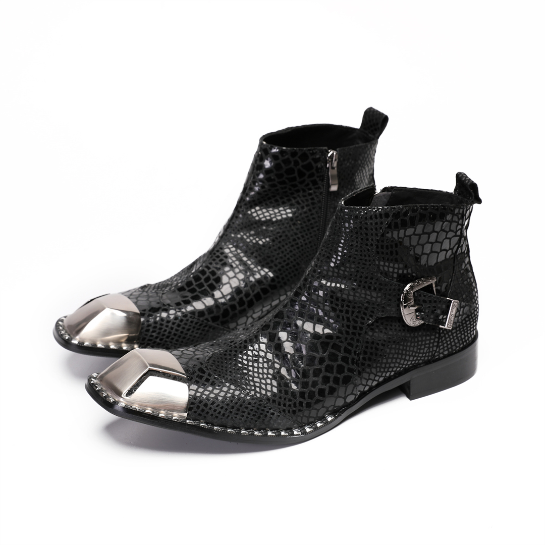 British Black Cow Leather Men  - đánh giá và giá Men'S Shoes Zipper