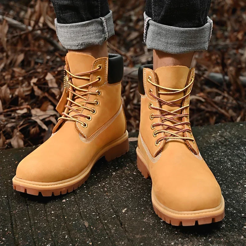 Boots Men High Top Boots High  - đánh giá và giá Men'S Shoes With Support